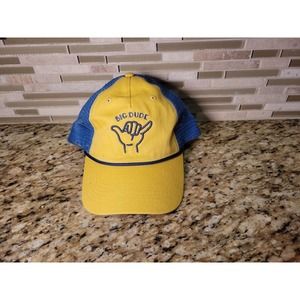 Big Dude Hat Cap yellow Mesh Snapback Adjustable One Size Fits All New